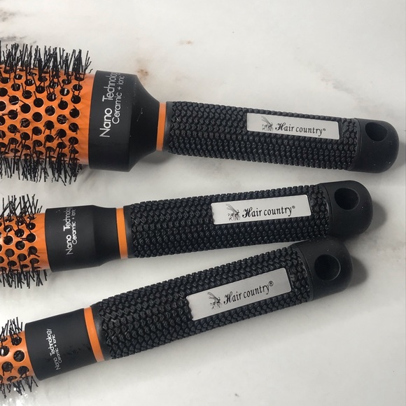 Hair Country - Set of 3 Round Brushes! Three sizes: Large, Medium & Small! - Picture 6 of 13